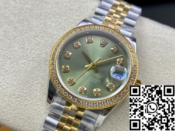 4 33 Rolex Datejust M278383RBR-0030 31MM 1:1 Best Edition EW Factory Diamond Bezel