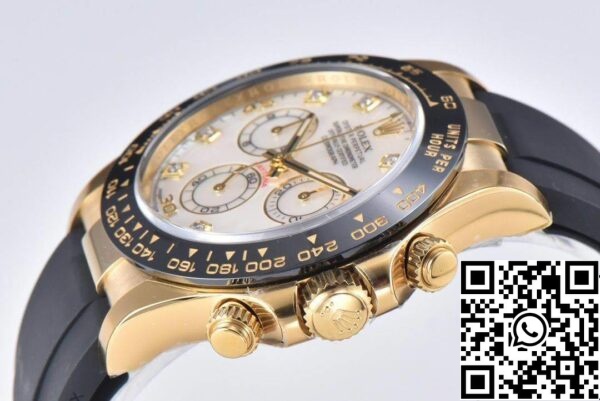 4 33 4257c23f 8dc0 4fd6 9f1e 88529212e54c Rolex Cosmograph Daytona 116518LN-0037 1:1 Best Edition Tiszta gyári gyöngyház számlap gyöngyházból