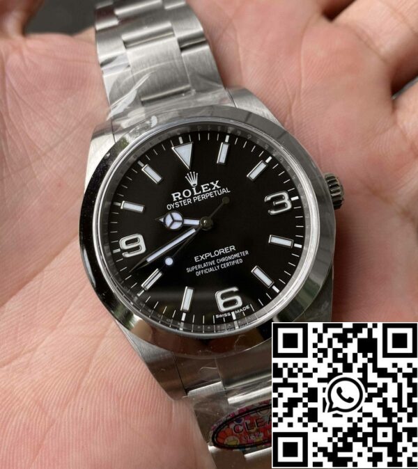 4 33 e9bf4c39 e7f1 46af 96d1 8f47be012004 1 мащабиран Rolex Explorer M214270-0003 39MM 1:1 Best Edition Clean Factory Black Dial