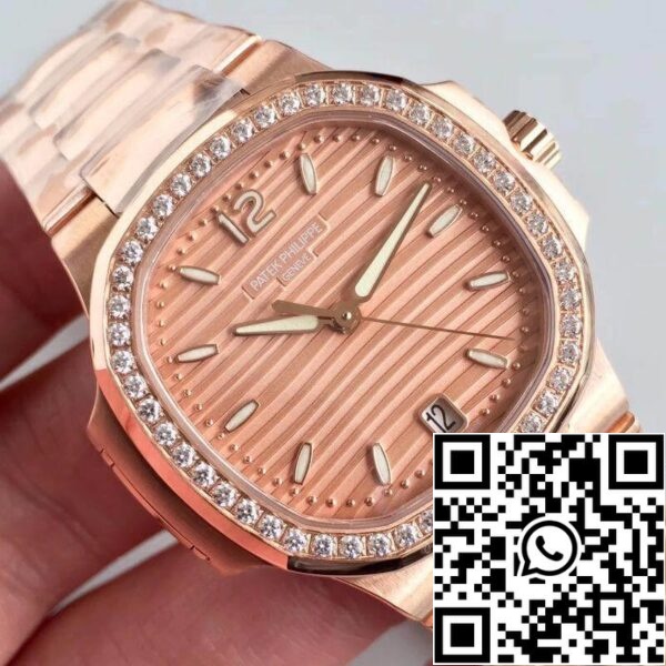 4 341 Patek Philippe Ladies Nautilus 7118/1200R PF Factory 1:1 Best Edition Swiss ETA324