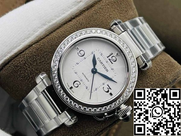 4 35 056bee3d 2075 4249 a8ca c4dde6729d9b Cartier Pasha 35MM 1:1 Best Edition BV Fabriek Diamant Bezel