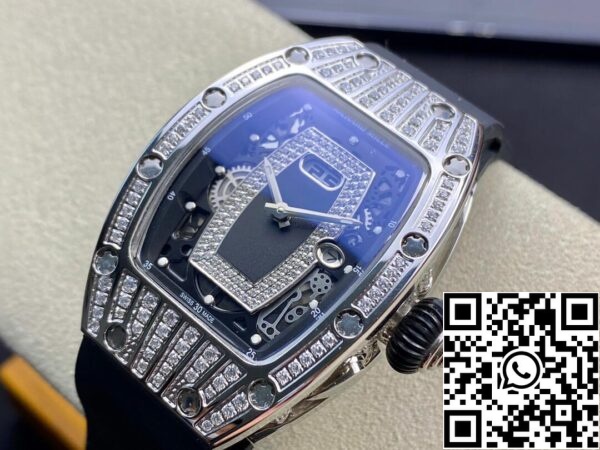 4 36 5aab5d90 9c66 4353 bf67 b32e8ed15f67 Richard Mille RM07-01 1:1 Meilleure édition RM Factory Boîtier en diamant