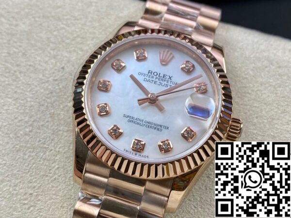 4 37 Rolex Datejust M278275-0009 31MM 1:1 Best Edition EW Factory Rose Gold