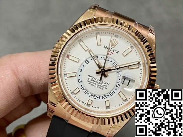 4 37 a821dc1b c911 40dc b5e3 63db1ada2619 Rolex Sky Dweller M326235-0004 1:1 Best Edition Noob Factory Correia de borracha