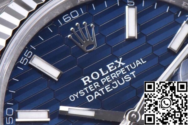 4 38 Rolex Datejust M126234-0049 36MM 1:1 Best Edition Clean Factory Blue Dial Puhdas Factory Blue Dial