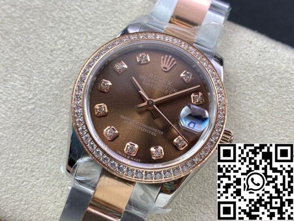 4 38 2af77519 54d7 4cf7 bf4d 9eaac6c9b5f9 Rolex Datejust M278381RBR-0027 31MM 1:1 Best Edition EW Factory Brown Dial