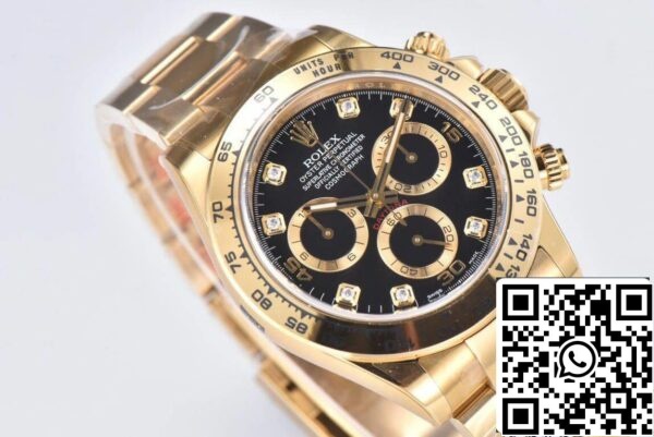 4 38 4eb1e488 0000 45de bb20 56865c4dfbca Rolex Cosmograph Daytona M116508-0016 1:1 Best Edition Clean Factory Fekete számlap tiszta gyári számlap