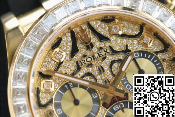 4 38 ecbf6452 d485 428a b21f 898e9f06a184 Rolex Cosmograph Daytona 116588 TBR 1:1 Best Edition Noob Factory gult guld diamantram