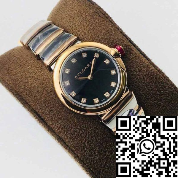 4 39 779c8371 3d36 4aad b9e9 445b82065db7 Bvlgari LVCEA 1:1 Best Edition BV Factory Rose Gold Schwarzes Zifferblatt