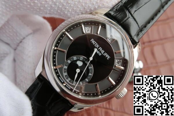 4 39 debc3275 926b 43ae b5a6 1828d060e59b Patek Philippe Complications 5205R-001 1:1 Best Edition KM Factory Cowhide hihna