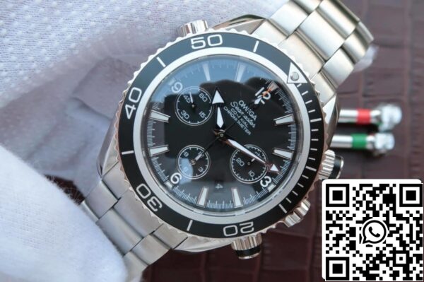 4 40 Omega Seamaster Ocean Universe 600M 2210.50.00 1:1 Best Edition OM Factory Quadrante nero