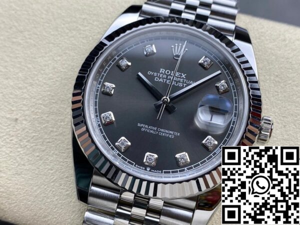 4 40 11968af9 256a 49e7 b41c 5e13773650ac Rolex Datejust M126334-0006 1:1 Best Edition Clean Factory Gray Dial