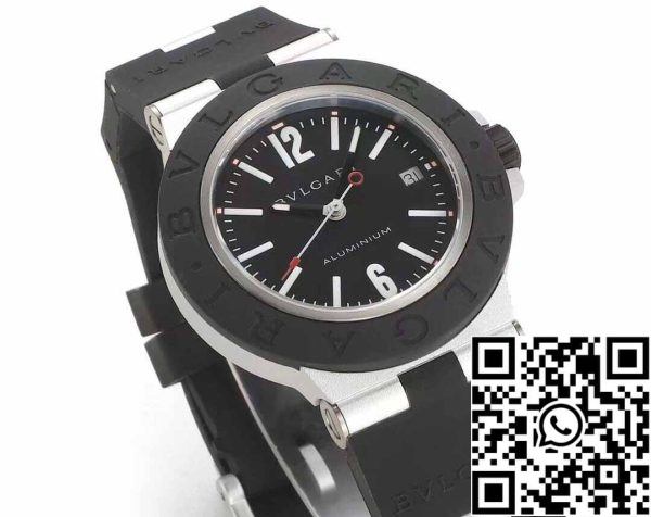 4 42 58b61b76 f31d 42c7 a2c2 2580e32f497b Bvlgari Aluminium 103445 1:1 Best Edition BV Factory Black Dial