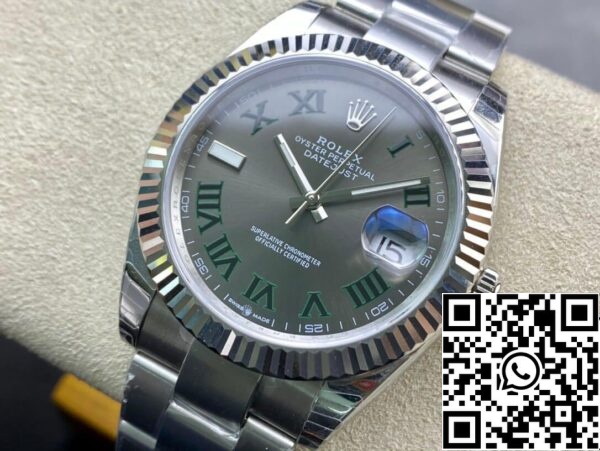 4 42 8a005391 8121 4e09 b2b3 91caba4ac3f4 Rolex Datejust M126334-0021 41MM 1:1 Best Edition EW Factory Quadrante Grigio