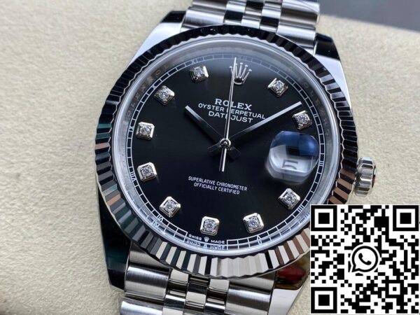 4 42 cfd666e6 266c 4d8d a942 ad4767ce8d61 Rolex Datejust M126334-0012 1:1 Najboljša izdaja Čista tovarna Črna številčnica