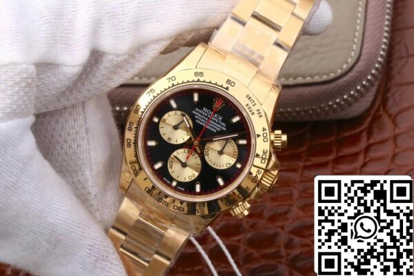 4 43 368716b2 211c 4252 81f6 6f3993f478c6 Rolex Daytona Cosmograph M116508-0009 1:1 Best Edition JH Factory Ouro 18K