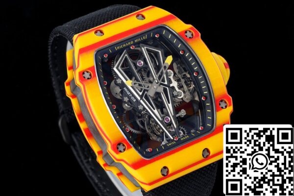 4 43 556115cd 2132 4e9e 9fbe 64229b57255e Richard Mille RM27-03 Rafael Nadal Tourbillon 1:1 Best Edition RM Factory Musta hihna