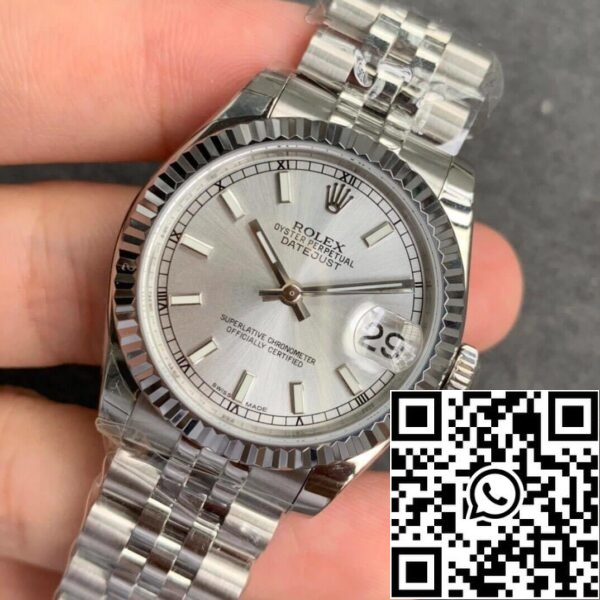 4 43 802b6f7f b143 4ba3 99e2 e6ba11217cc7 Rolex Datejust M278274-0012 1:1 Best Edition GS Factory Quadrante Argento