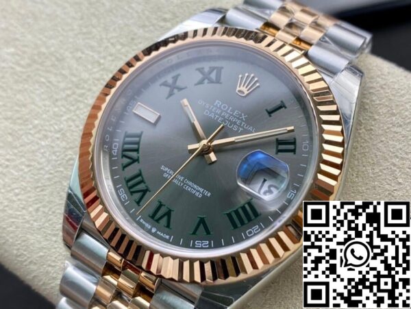 4 43 a7ef4457 376c 4411 8e7e ff4e44da094c Rolex Datejust M126331-0016 1:1 Best Edition EW Factory Quadrante Verde