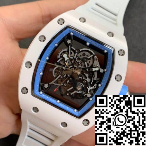 4 44 38e2f94c 08a0 4798 8461 d0a7bf42f03d Richard Mille RM055 1:1 Best Edition KV Factory V2 Белый ремешок