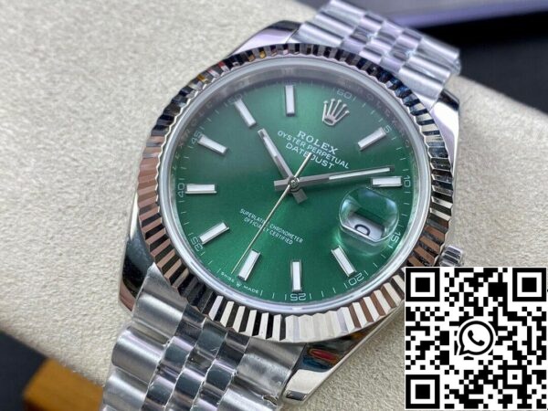 4 44 3e9bc45e cbd2 4521 9815 2fa7875f5c25 Rolex Datejust M126334-0028 41MM 1:1 Best Edition EW Factory Quadrante Verde