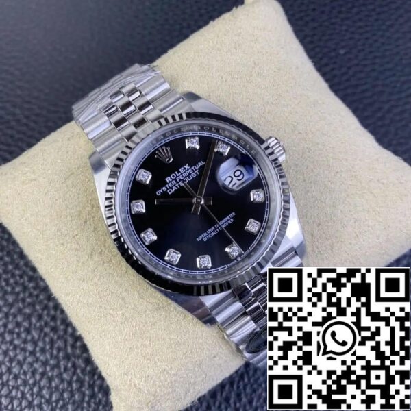 4 45 6fac83a2 9ba7 4c61 b107 9a620a1faf37 Rolex Datejust M126234-0027 36MM 1:1 Best Edition Clean Factory Quadrante nero