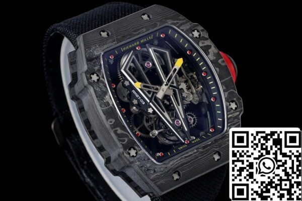 4 45 ca486c1a 0fe6 4a0b a7b2 24f2bfe10612 Richard Mille RM27-03 Рафаэль Надаль Турбийон 1:1 Лучший выпуск RM Factory Скелетонный циферблат