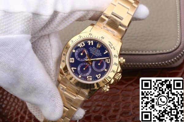 4 45 caaa68b0 b30c 4031 8f0c 24859c150e74 Rolex Daytona Cosmograph 116528 1:1 Best Edition JH Factory Oro Giallo Quadrante Blu