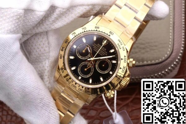 4 46 eab3d2de 893c 4787 aae6 e883eab2841a Rolex Daytona Cosmograph M116508-0004 1:1 Best Edition JH Fabriek Zwarte Wijzerplaat