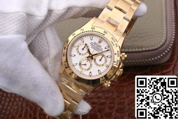 4 48 cbd8bf4a c6a2 4433 a4a5 81ddf9079308 Rolex Daytona Cosmograph M116508-0001 1:1 Най-добро издание JH Factory White Dial