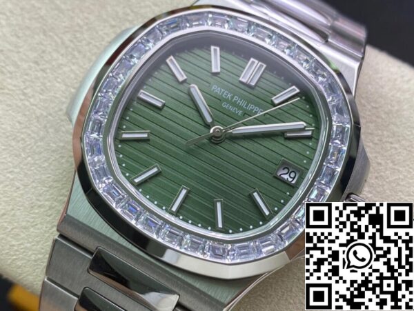 4 4 75eb9b40 1319 4d6e 8f28 f45fa3ad45c0 Patek Philippe Nautilus 5711/1300A-001 1:1 Best Edition 3K Factory Green Dial