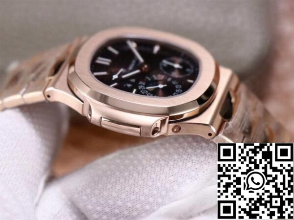 4 4 f658123c b713 4f40 b5dd 0ca537f754c7 Patek Philippe Nautilus 5712/1A-001 1:1 Mejor Edición PF Fábrica Oro Rosa Movimiento Suizo