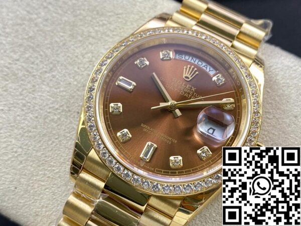 4 5 Rolex Day Date M128348RBR-0005 1:1 Best Edition EW Factory κίτρινο χρυσό