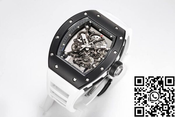 4 50 4 50 b0d47fe1 72c2 44c2 44e8 a1f2 bd3f15cd76da ريتشارد ميل RM-055 1:1 Best Edition BBR Factory Black Ceramic Case