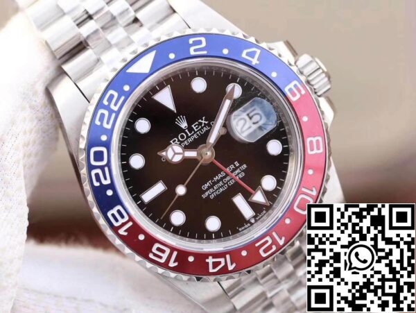 4 50 f0b63673 c69d 4efb 9a7e 53bfb6eeb362 Rolex GMT-Master II 126710BLRO GM Factory 1:1 Най-добро издание Swiss ETA2836 Black Dial