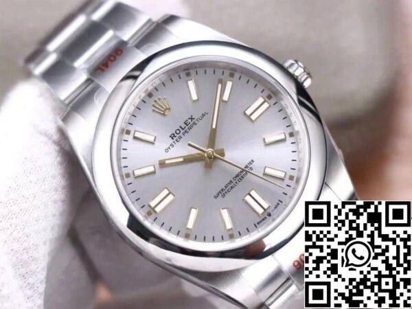 4 51 Rolex Oyster Perpetual M124300-0001 41MM 1:1 Best Edition EW Factory Oțel inoxidabil