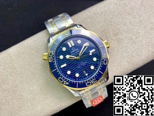 4 51 484a8749 f7f1 4a8c 93be cd8fee60ca9b Omega Seamaster Diver 300M 210.20.42.20.03.001 1:1 Best Edition OR Factory Quadrante blu