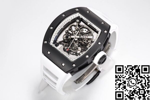 4 51 55b3c2b2 bde3 468d be4a 0f53702a9c9f Richard Mille RM-055 1:1 Najlepsza edycja BBR Factory Gumowy pasek