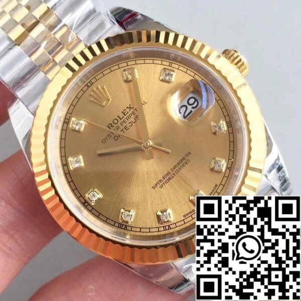 4 51 8a8bafe6 3a39 4a59 b911 e7ee151e6996 Rolex Datejust II 41mm 116333 EW Factory 1:1 Paras painos Sveitsin ETA2824 Champagne Dial