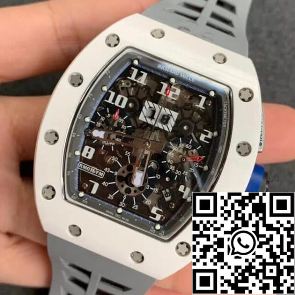 4 52 0b1eb1d9 278c 465c 85bb 8196cc7d698f Richard Mille RM-011 1:1 Best Edition KV Factory fehér kerámia tok 1:1 Best Edition KV Factory Fehér kerámia tok