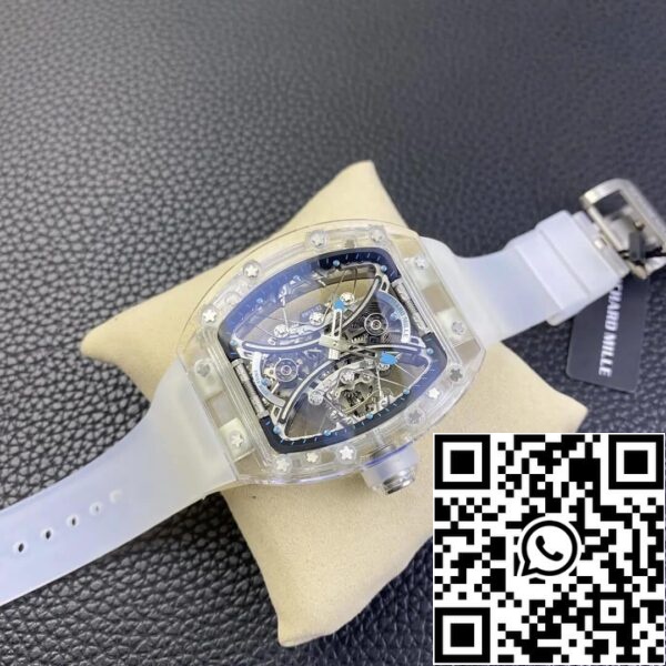 4 52 6343b442 fdff 4330 9841 769d68a0db3d Richard Mille RM053-02 1:1 Best Edition RM Factory átlátszó Tourbillon szkeleton számlapja