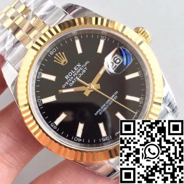 4 52 a588404b 801f 46b5 a106 1b04c82bac11 Rolex Datejust II 41mm 126333 EW Gyári Férfi órák 1:1 Best Edition svájci ETA3235 fekete számlapja