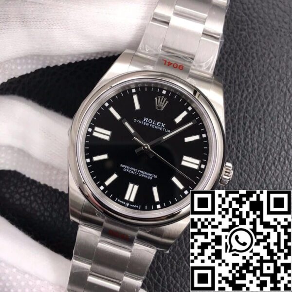 4 52 ab32c1b0 211c 4e78 a008 20afd0e69358 Rolex Oyster Perpetual M124300-0002 41MM 1:1 Best Edition EW Factory Oțel inoxidabil