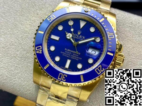 4 53 00aa936b 2fb0 419c bb6b fce15ecc0f23 Rolex Submariner M116618LB-0003 3135 uurwerk 40mm VS Fabriek Blauwe Wijzerplaat