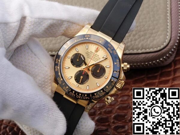 4 53 14c8a1ca c70b 49d9 a320 40936306af86 Rolex Daytona Cosmograph 116518ln 1:1 Best Edition JH Factory V6 Keltainen kulta Dial