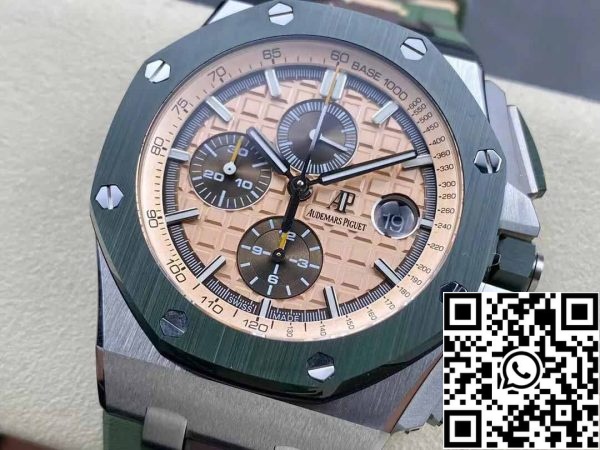 4 53 6efef36c 5ef8 4271 ae5a e95d4501e258 Audemars Piguet Royal Oak Offshore 26400SO.OO.A054CA.01 1:1 Best Edition APF Factory Beige Dial