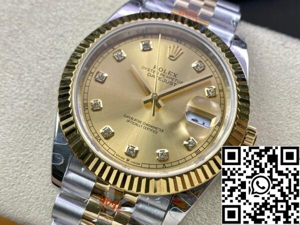 4 54 Rolex Datejust M126333-0012 1:1 Best Edition GM Factory Gul Guld