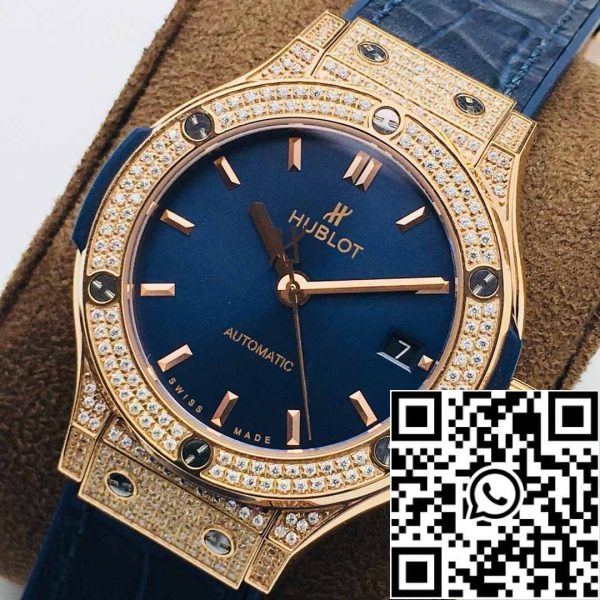 4 56 C70CF156 634D 4133 B104 289C308A550A Hublot 클래식 퓨전 38MM 1:1 베스트 에디션 HB 팩토리 다이아몬드 케이스