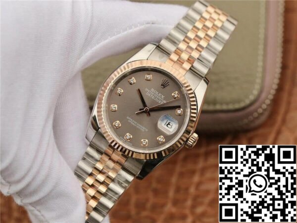 4 57 f519cb55 381f 46b5 8494 af4fb6cb6493 Rolex Datejust 116231 1:1 Best Edition GM gyári gyémántbetétes számlapja