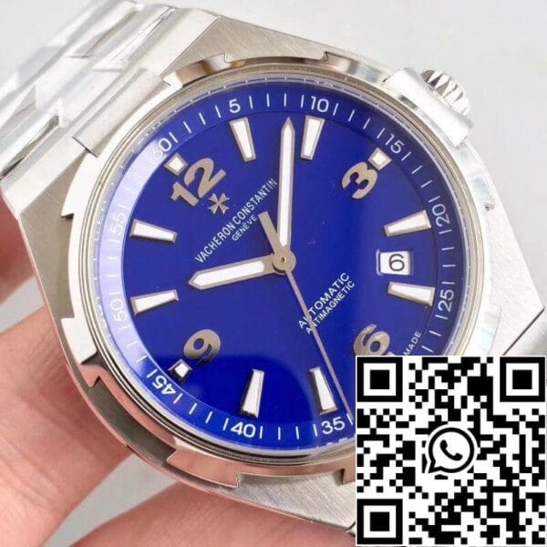 4 582 Vacheron Constantin Overseas 47040 JJ Factory 42mm 1:1 Best Edition Swiss ETA9015 Blue Dial